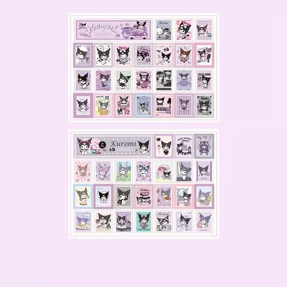#6079 Hello Kitty & Friends - Kuromi Stamp Shaped Stickers